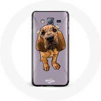 Maniacase Tasje voor Samsung Galaxy A3 Beagle Cartoon Hondenras