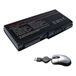 amsahr PA3729(H)-05 vervangende batterij voor Toshiba 3729H, X500-10T, X500-10X, X505-Q830, X505-Q832 - Omvatten Mini Optische muis zwart