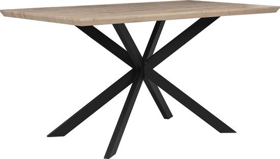 Beliani SPECTRA Eettafel Zwart MDF