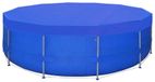 Maison Exclusive - PE cover for swimming pool, round, 460 cm, 90 g/m²