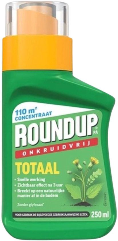 ROUNDUP® Totaal Onkruidvrij Concentraat - 250ml voor 110m²