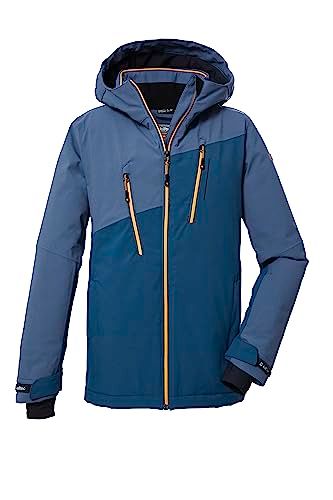 killtec Jongens Ski-jack - KSW 173 BYS SKI JCKT - blue grey - Maat 140