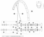Mavic Cassette body hub + spring + grease ID360