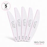 Eldur® Professionele Nagelvijl 5pcs - Moon #180/240