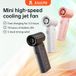 JISULIFE Ventilateur turbo portatif, 5 vitesses, rechargeable par USB 5000 mAh