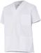 Velille. Velilla Vrouwentuniek Korte Mouw Maat S Wit Effen Casual