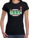 Bellatio Decorations Shoppartners Bv Bad / good Santa fout Kerst t-shirt - zwart - dames - Kerstkleding / Kerst outfit XS