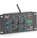 Pyle Mixeur DJ 3 canaux - Mixeur audio Bluetooth sans fil - Microphone talkover, lecteur USB, RCA Phono, entrée ligne, console DJ, casque