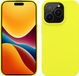 kwmobile telefoonhoesje geschikt voor Apple iPhone 14 Pro - Hoesje voor smartphone - Back cover in citroengeel