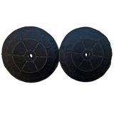 DL SERVICE Filter voor afzuigkap Elica uitneembaar | paar filters compatibel met Elica afzuigkap | koolstoffilter afmetingen: 17,3 x 3 cm