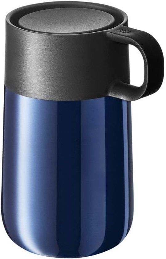 WMF 32.0111.2017 reisdrinkbeker 300 ml Zwart, Blauw Roestvrijstaal