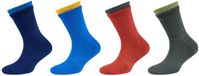s.Oliver, Originals Organic Rib 4-pack Sokken, Sea Pine, Gestreept, Maat 39-42, Katoen, Unisex