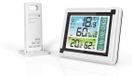 Merkloos Draadloos weerstation - Weerstation met buitensensor - Digitale thermometer en hygrometer - Groot LCD-scherm - Binnen en buiten