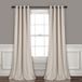 Lush Decor Geïsoleerde doorvoertule verduisterende raamgordijnpanelen, paar, 132 cm B x 304,8 cm L, tarwe