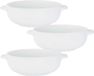 Cosy&Trendy Billiet - Vanlaere Set van 6x stuks snackschaaltjes wit van porselein 13 cm rond