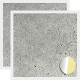 vidaXL Zelfklevende schroefhoes 2 stuks betongrijs ø 20 x 0,5 mm
