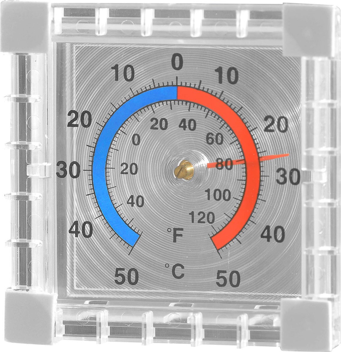 buiten Raamthermometer - thermometer - Zelfklevend - Kunststof - 77 cm