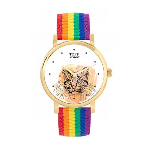 Toff London Ocelot aquarel horloge