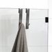 Tendance Hooks - 2x pieces - silver-coloured - metal - shower cubicle / shower wall hook - 18 cm - towel hooks
