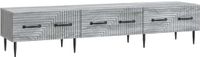 vidaXL TV-kast met lade Grijs sonoma 147 x 34,5 x 30 cm Bewerkt hout