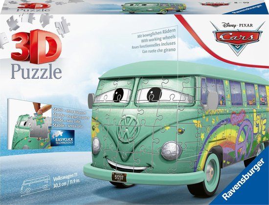 Ravensburger Volkswagen bus T1 Pixar Cars Puzzle - 11185 - 8+ Years