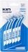 Kin Interdentale Tandenborstel Kegelvormig 1,3 mm Wit/Blauw 6 Stuks