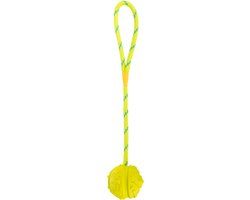 Trixie Bal aan touw natuurrubber drijvend Limegroen 7 cm / 35 cm