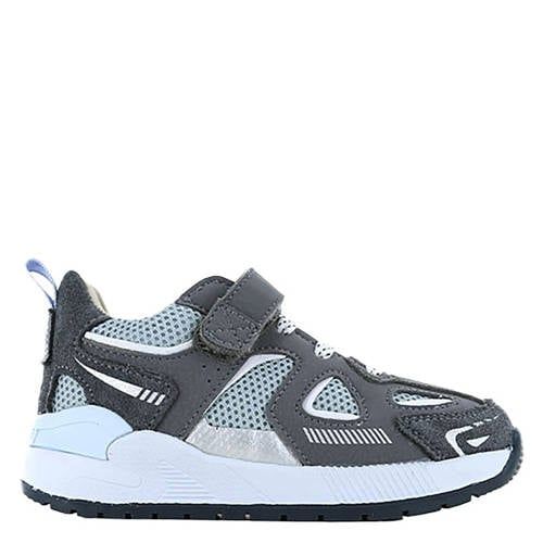 Shoesme sneakers grijs/blauw Jongens Suède - maat 24
