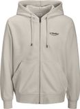 JACK&JONES JJESOHO SWEAT ZIP HOOD NOOS Heren Vesten Moonbeam XS