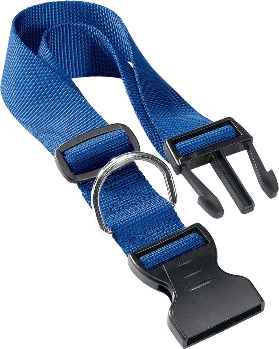 Adori Klikhalsband Nylon Blauw - Hondenhalsband - 18-25x1.0 cm blauw