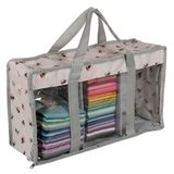 Hobby Gift Fat Quarter Bag – Opbergruimte van voorgesneden stof voor quilten, charm packs, naaien, kleding maken, patchwork, organizer voor onder het bed – 46 x 15 x 26 cm – Bees
