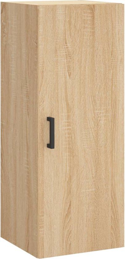 vidaXL Bovenkast 34,5 x 34 x 90 cm Sonoma eikenkleurig