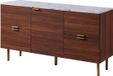 Teamson Home Ashton Dressoir - Imitatiemarmer/Walnoot
