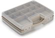 Plasticforte Opbergdoos - taupe - kunststof - 28 x 21 cm - met deksel - opbergbox/sorteerdoos