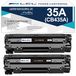 OEM HP LaserJet Tonercartridges 35A/36A met hoge capaciteit (2 stuks, zwart)