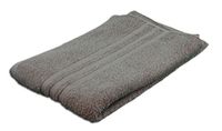 Gözze Elegante handdoek set van 2, Sylt, 100% katoen, dichte basisstof (440 g/m²), 50 x 100 cm - zilver