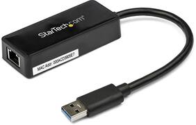 StarTech.com USB 3.0 naar gigabit Ethernet-adapter NIC met USB-poort zwart