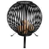Esschert Design FF400 Draagbare open haard Zwart Koolstofstaal