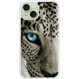 Apple iPhone 15 Oeil de leopard Verstevigd hoesje met sublimatie bedrukking