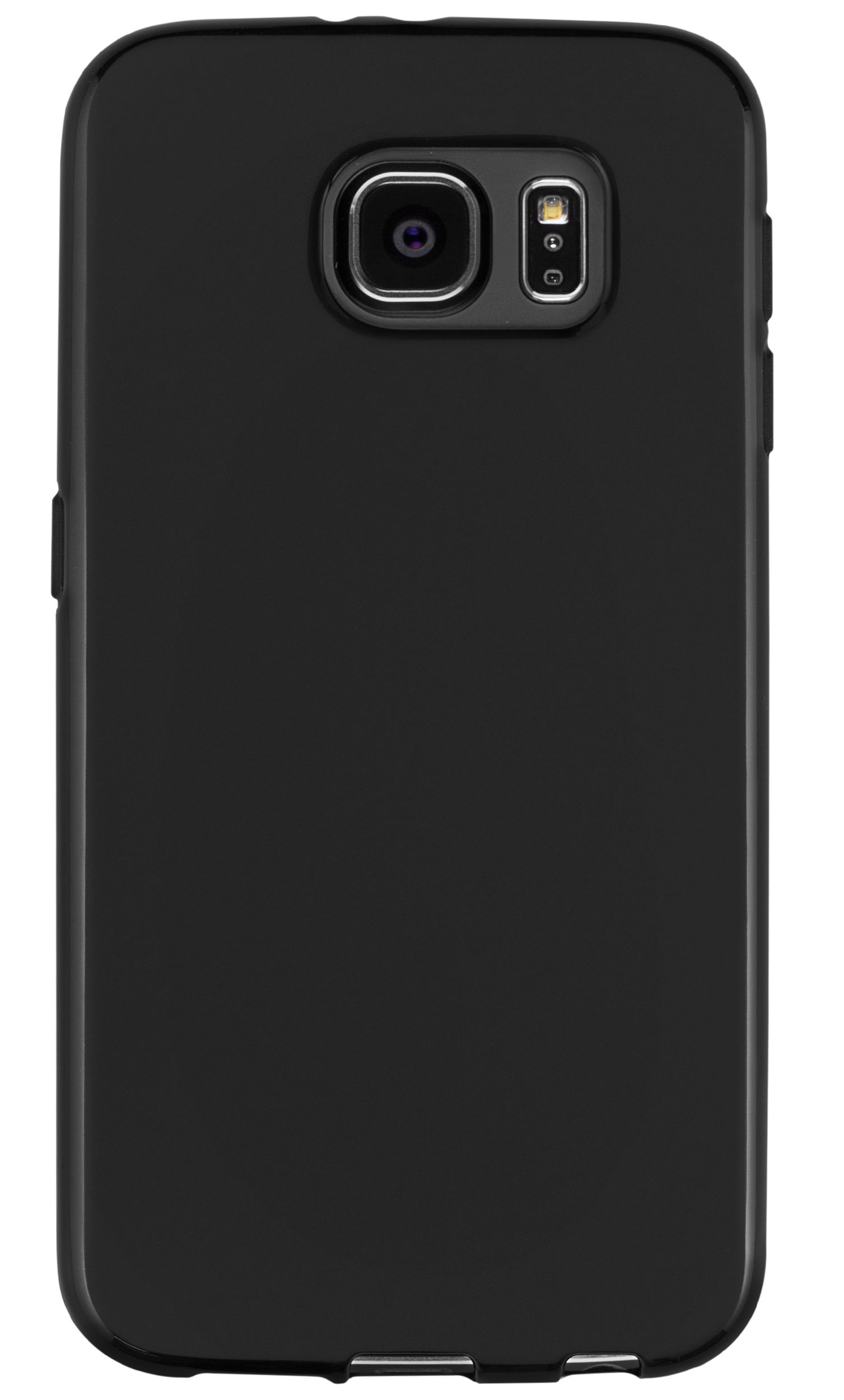 mumbi _10805 - Mobiele telefoon behuizing - Zwart - Voor Samsung Galaxy S6/S6 Duos - Thermoplastic polyurethaan (TPU)