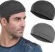 Icecat 2 Stück dünne Sommermützen - klassische Beanies für Damen und Herren - schwarz.