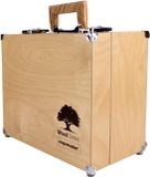 magnetoplan Wood Series Moderatorkoffer, 360 x 270 x 170 mm, gemaakt van FSC-gecertificeerd berkenhout, met 2400 onderdelen