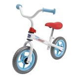 Chicco loopfiets Bright Rocket, pedaalvrije kinderfiets, lichtgewicht loopfiets, met verstelbaar stuur en zadel, max 25 kg, wit, 2-5 jaar, cadeau-idee