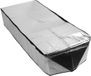 Suzhou Linye Textile Co., Ltd. Isolatiestof voor zolderluik, 26 x 55 inch, energiebesparend, dubbele bubbel, deur- en ladderisolator, Zilver, Aluminium