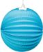 Fiestas Guirca Lampion 20 cm Papier Bleu