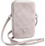 Guess Triangle Logo Wallet Pouch met Riem (7 Inch) - Roze