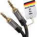 KabelDirekt Aux audio jack kabel 3,5mm 5x2m metaal