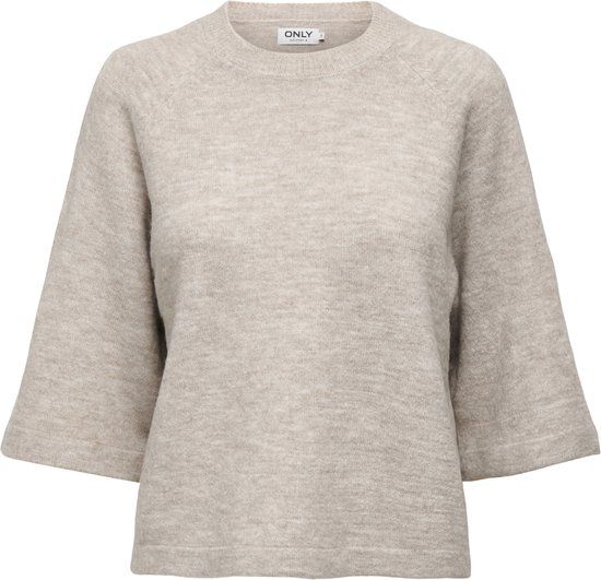 ONLY CARMAKOMA CARSIMONI 3/4 PULLOVER KNT NOOS - Dames Trui - Pumice Stone - Maat 54