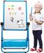 Unyqoos ® Ezelschilder dubbelzijdig magnetisch met whiteboard en krijtbord