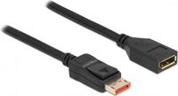 Delock Premium DisplayPort verlengkabel met DP_PWR - versie 1.4 (5K/8K 60Hz) / zwart - 1 meter